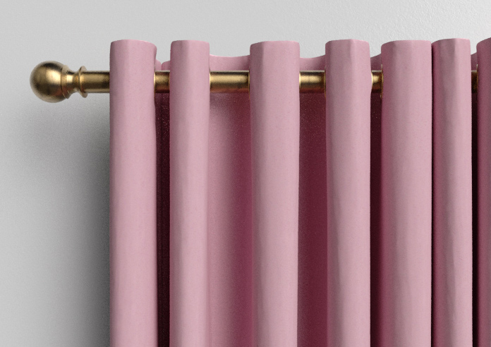 Faux Suede, Pastel Pink - Made to Measure Curtains - Image 12